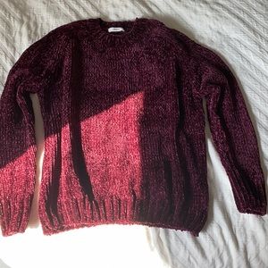 Purple Soft Knitted Sweater